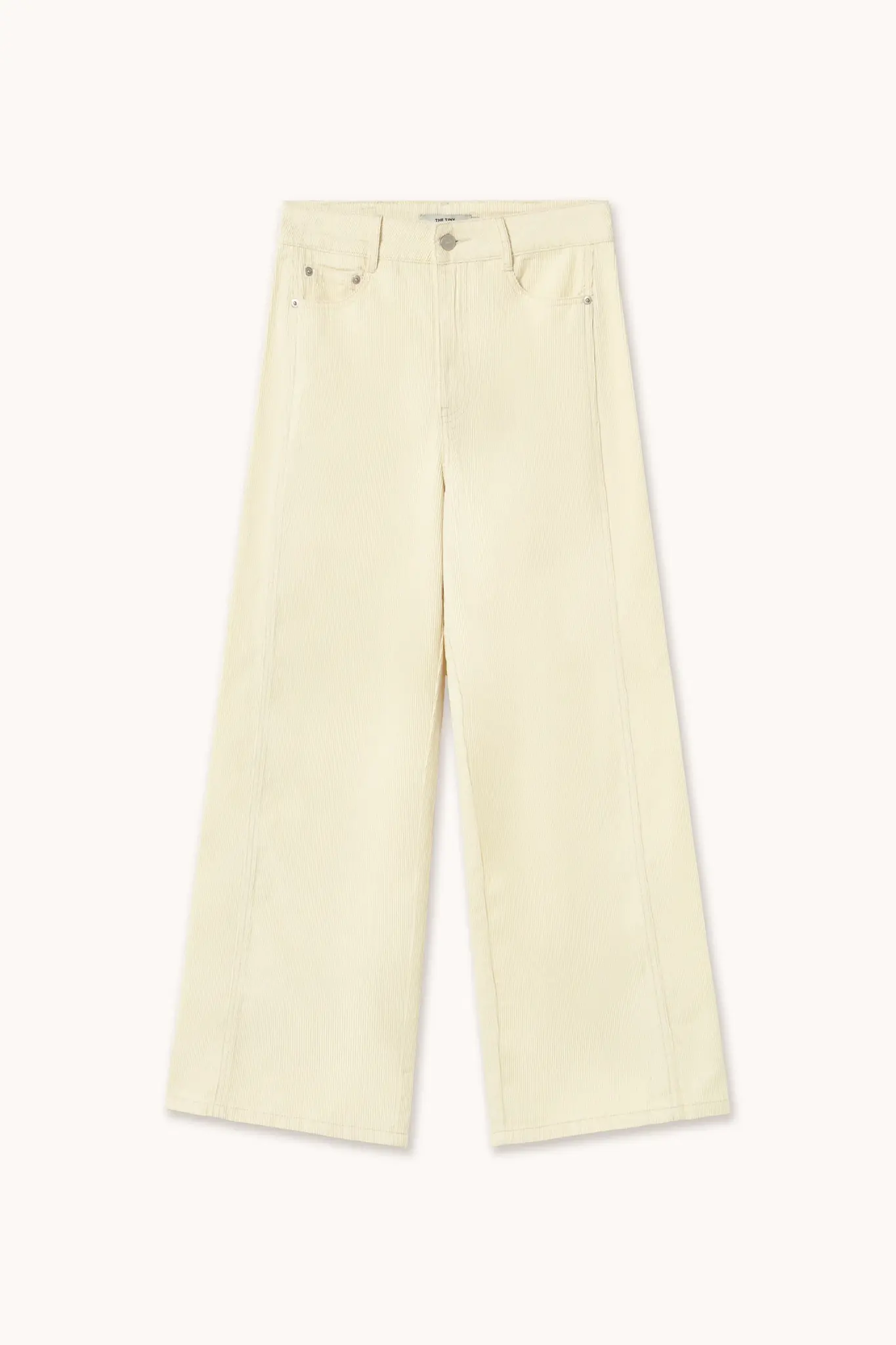 Tiny Big Sister The Tiny Big Sister Corduroy Side Panels Berta Long Pants Vanilla
