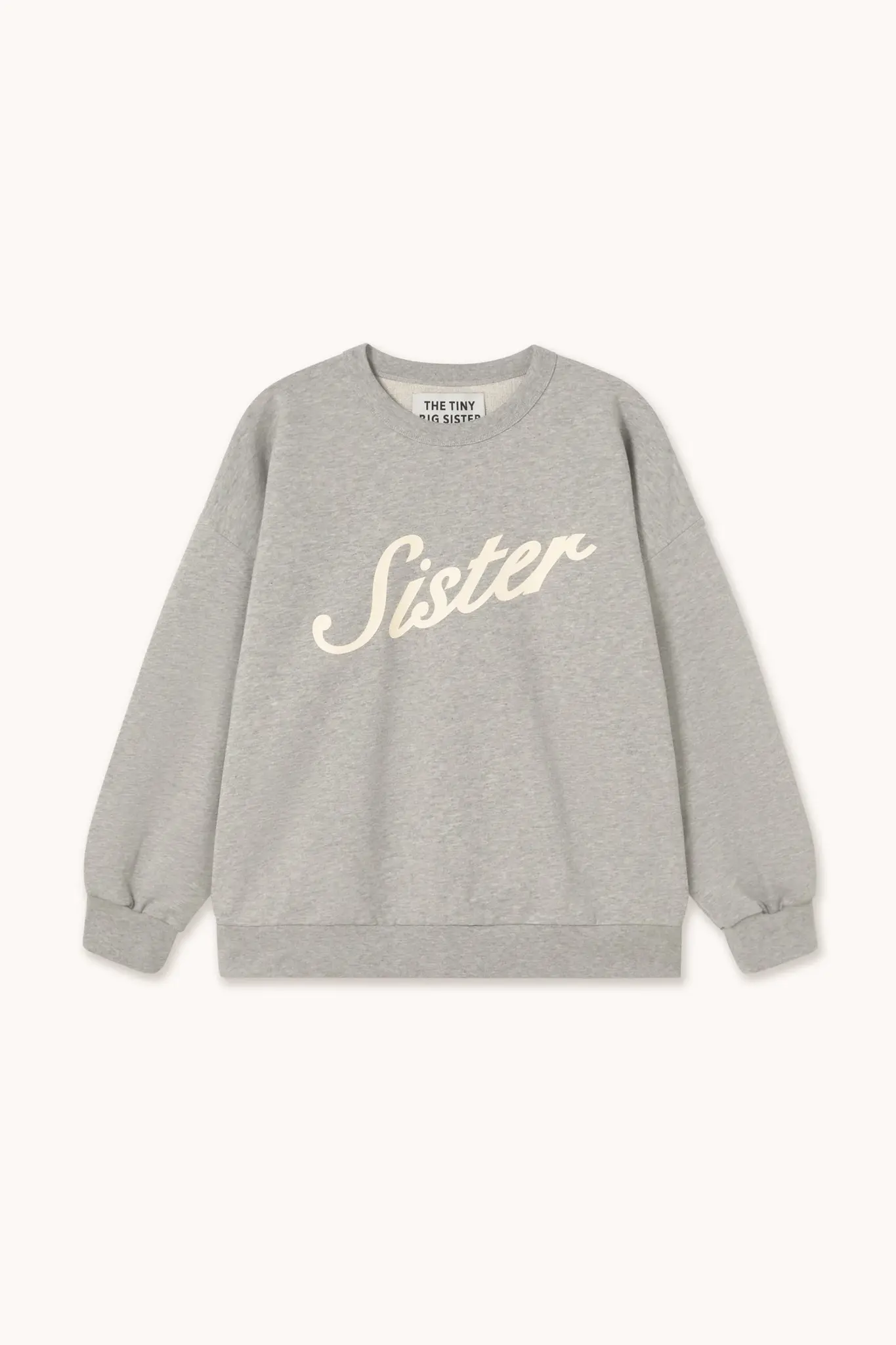 Tiny Big Sister The Tiny Big Sister Sister Sweatshirt Grey Heather