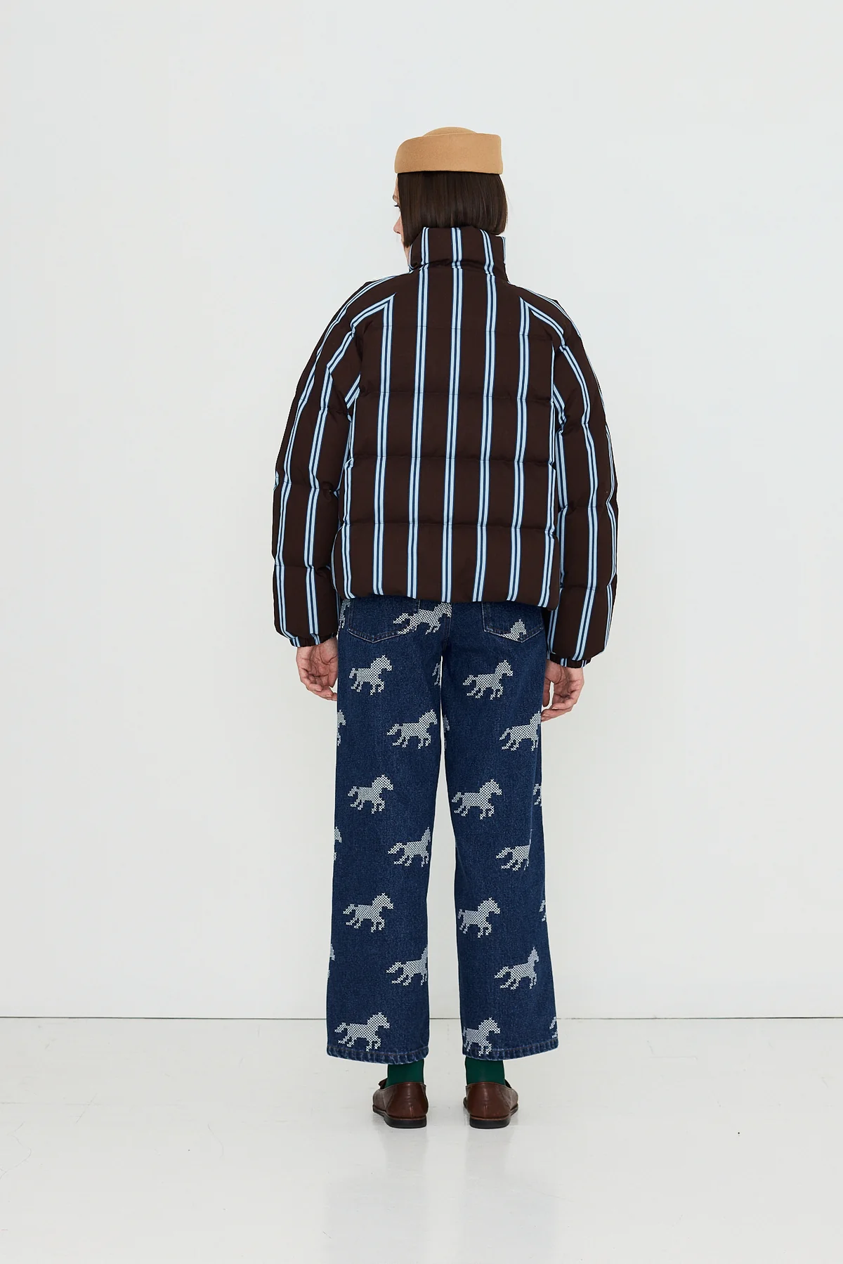 Tiny Big Sister The Tiny Big Sister Short Striped Jacket
