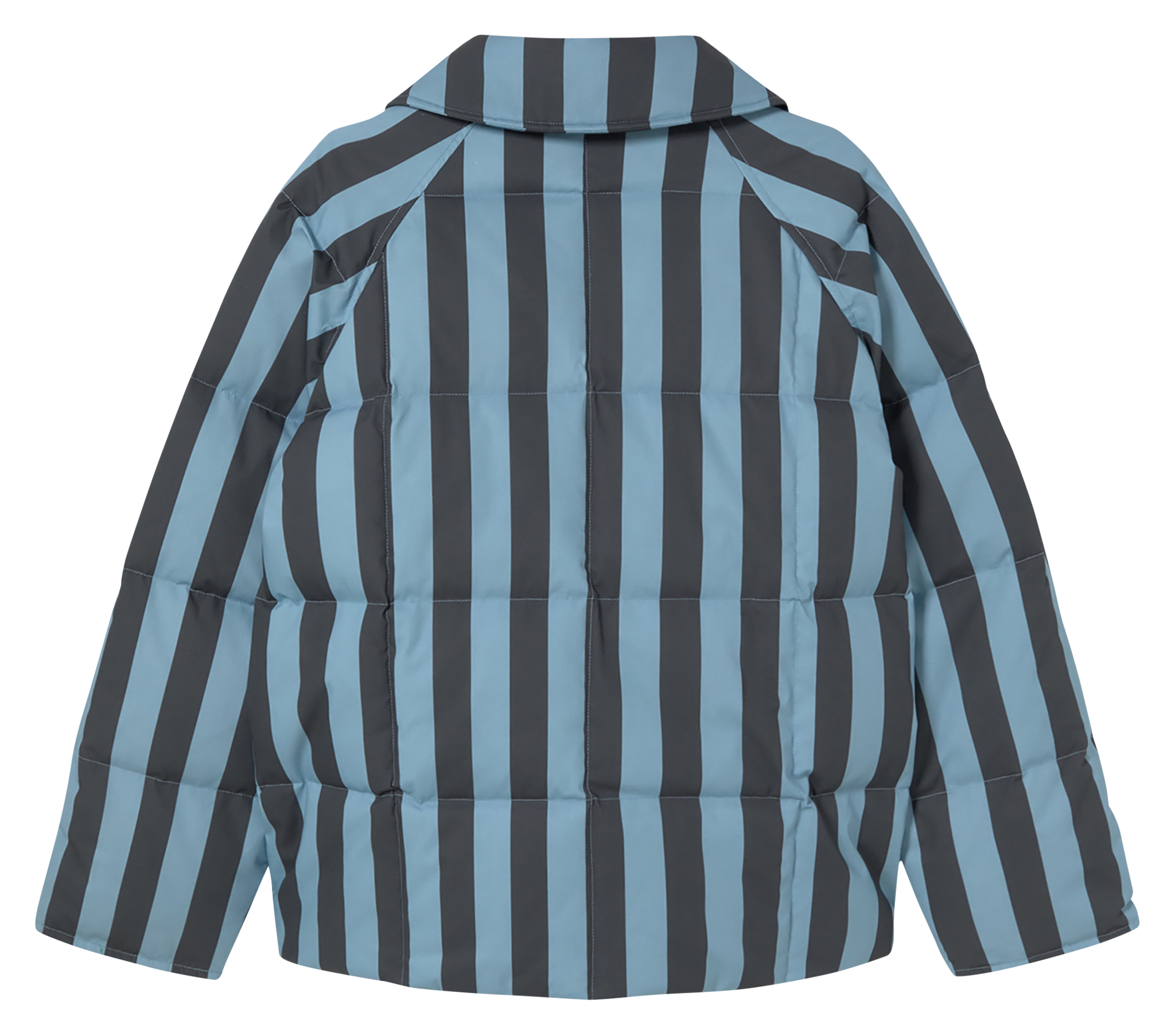 Tiny Big Sister The Tiny Big Sister Striped Ink Blue-Denim BlueJacket