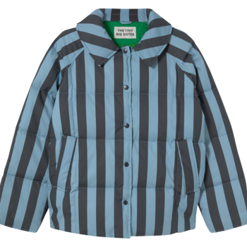 Tiny Big Sister Gestreept Ink Blue-Denim BlueJacket