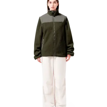 Maium Teddy Vest Army Green