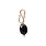 A Beautiful Story A Beautiful Story Mix&Match Faceted Gemstone Black Onyx Pendant Gold