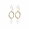 A Beautiful Story A Beautiful Story Graceful Moonstone Earrings Gold