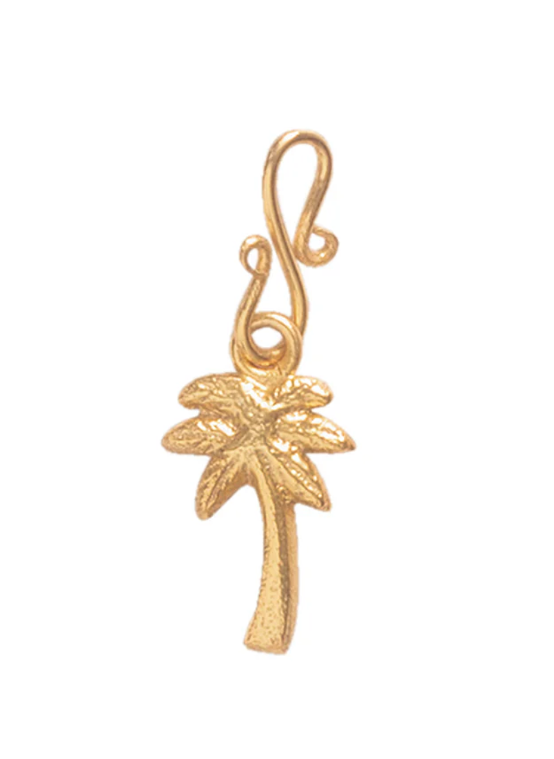 A Beautiful Story A Beautiful Story Mix&Match Palm Tree Small Charm Goud