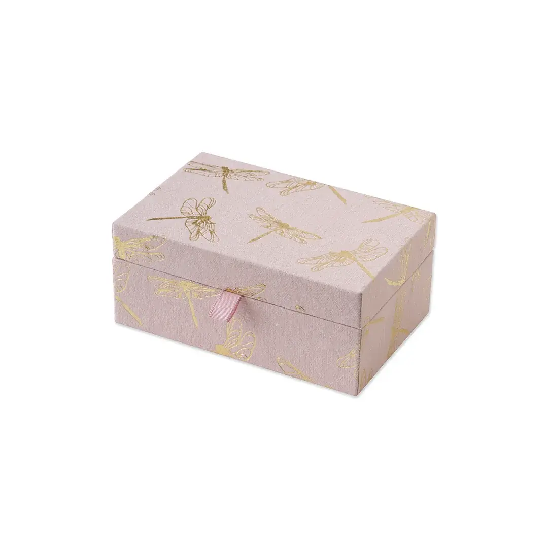 A Beautiful Story A Beautiful Story Small Jewelry Box With Ring Inlay, Dragonfly