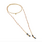 A Beautiful Story A Beautiful Story Enlighten Rose Quartz Glasses Cord Gold