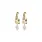 A Beautiful Story A Beautiful Story Amazing Rose Quartz Earrings Gold