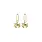 A Beautiful Story A Beautiful Story Generous Aventurine Crab Earrings Gold