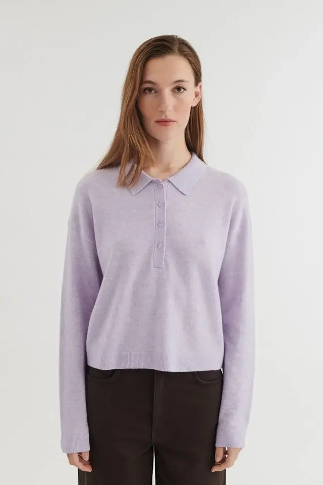 Basic Apparel Basic Apparel Selem Polo Violet Tulip