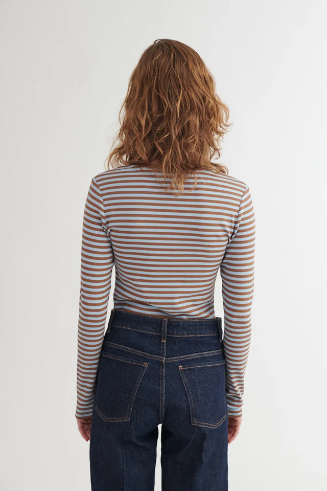 Basic Apparel Basic Apparel Ludmilla LS Tee Nuthact - Dutchcanal