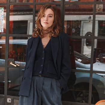 Basic Apparel Liz Vest Navy