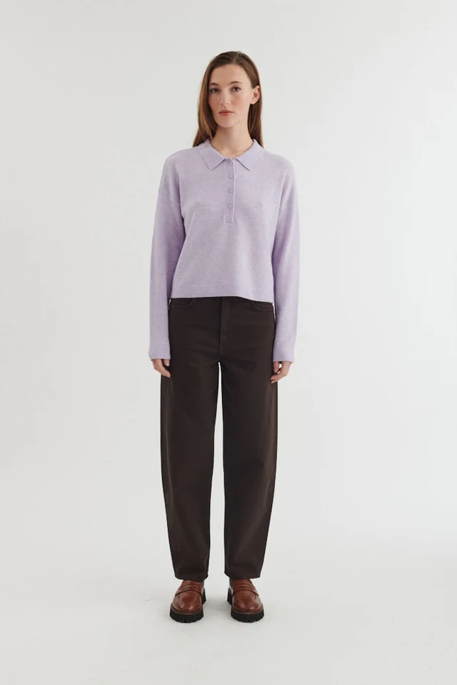Basic Apparel Basic Apparel Selem Polo Violet Tulip