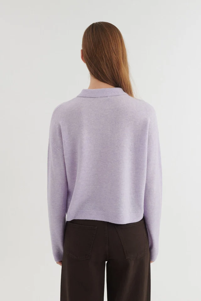 Basic Apparel Basic Apparel Selem Polo Violet Tulip