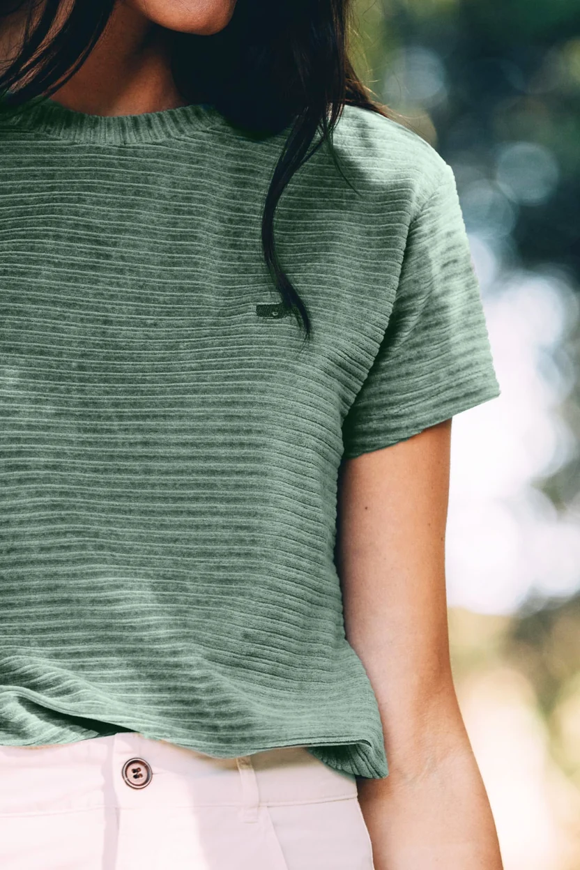 TWOTHIRDS TWOTHIRDS T-shirt Ariadna Dusty Green