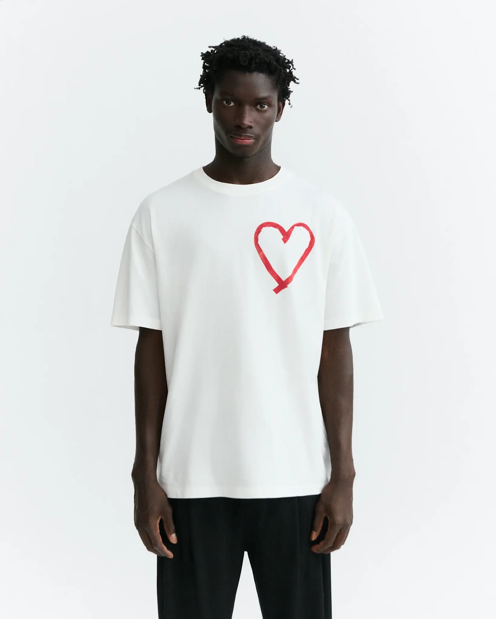 Thinking Mu Thinking Mu Heart tape Aaron T-shirt
