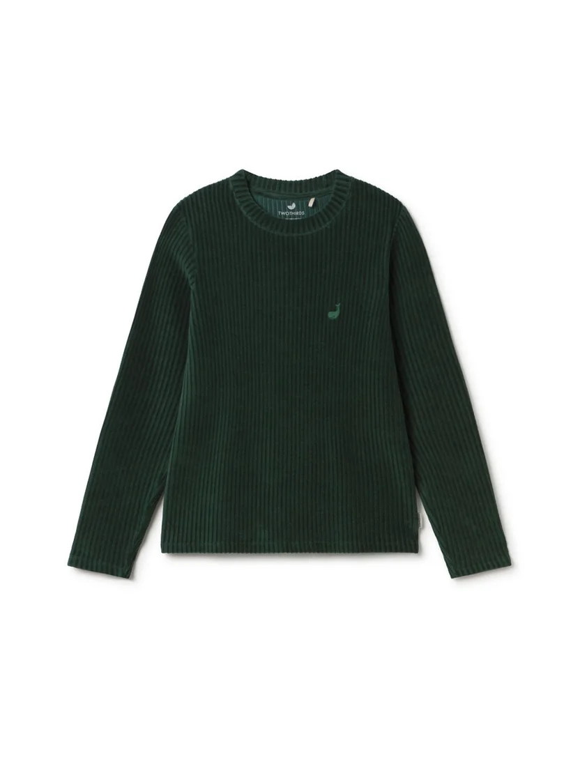 TWOTHIRDS TWOTHIRDS Longsleeve Eparses Dark Green