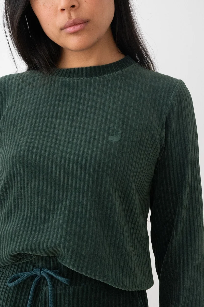 TWOTHIRDS TWOTHIRDS Longsleeve Eparses Dark Green