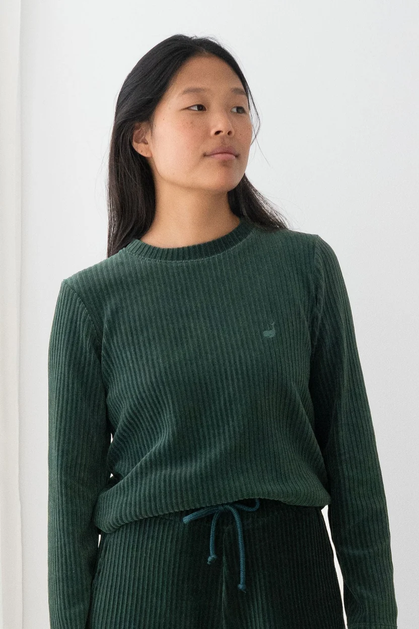 TWOTHIRDS TWOTHIRDS Longsleeve Eparses Dark Green
