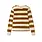 TWOTHIRDS TWOTHIRDS Sweatshirt Hawi Gold Brown Stripes