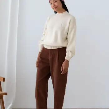 TWOTHIRDS Trui Sambawan Whale Tail Jacquard