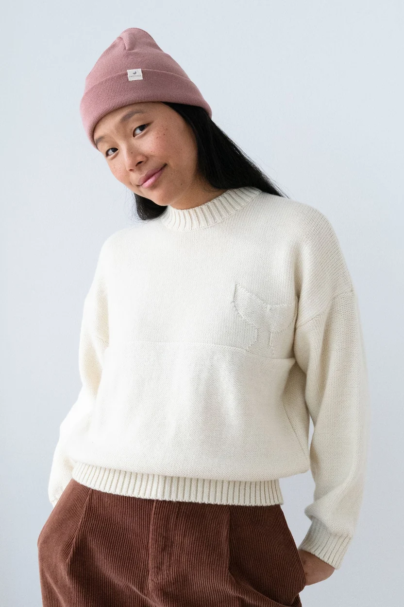 TWOTHIRDS TWOTHIRDS Trui Sambawan Whale Tail Jacquard