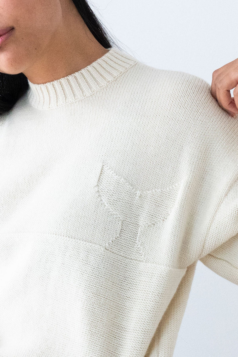 TWOTHIRDS TWOTHIRDS Trui Sambawan Whale Tail Jacquard