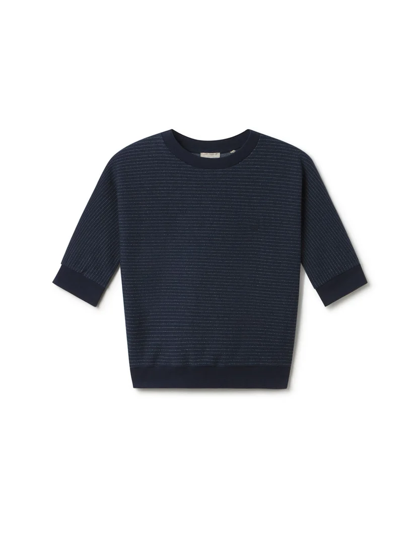 TWOTHIRDS TWOTHIRDS Faial Diplomatic Shirt Navy Stripes