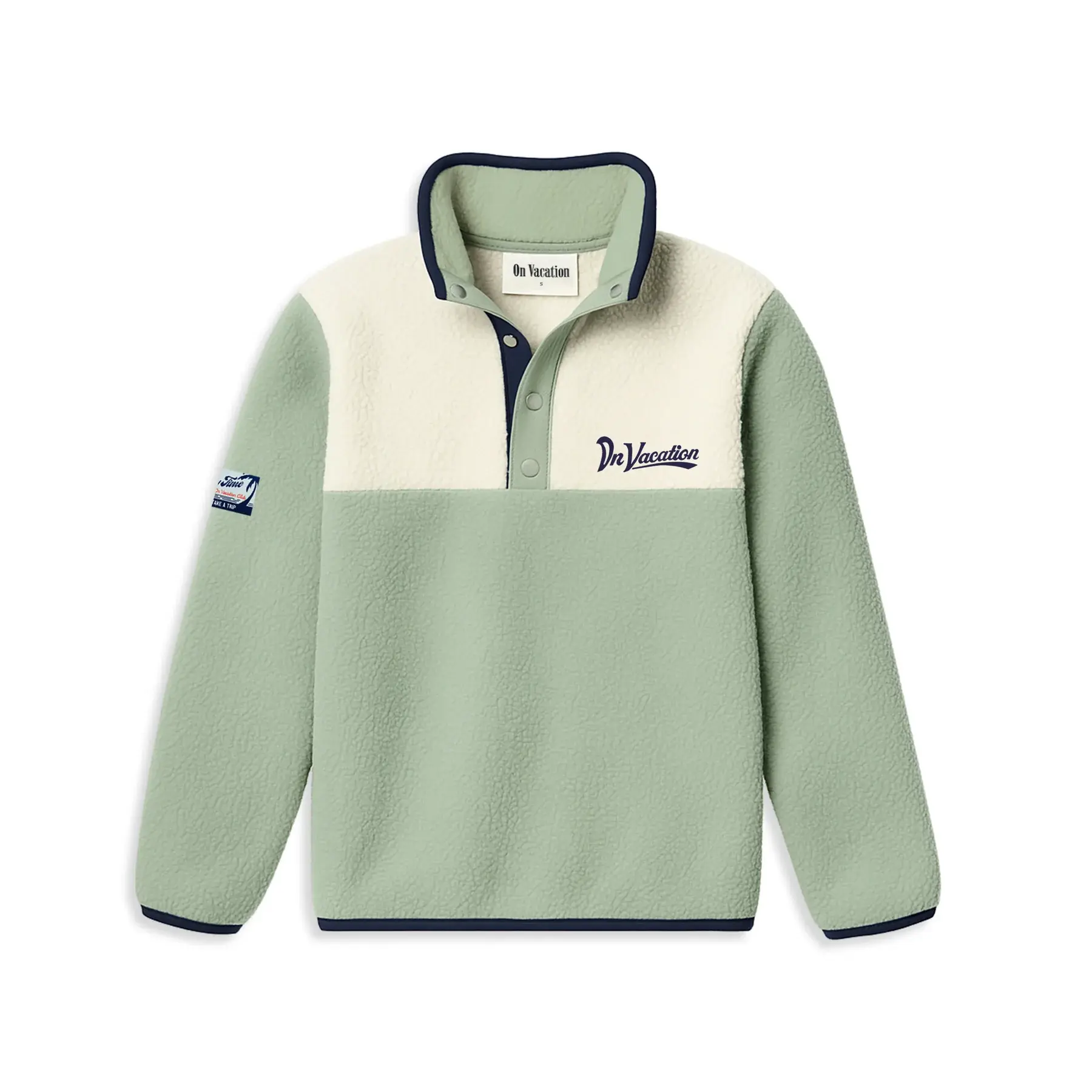On Vacation On Vacation Everchill Fleece Sweater Mint