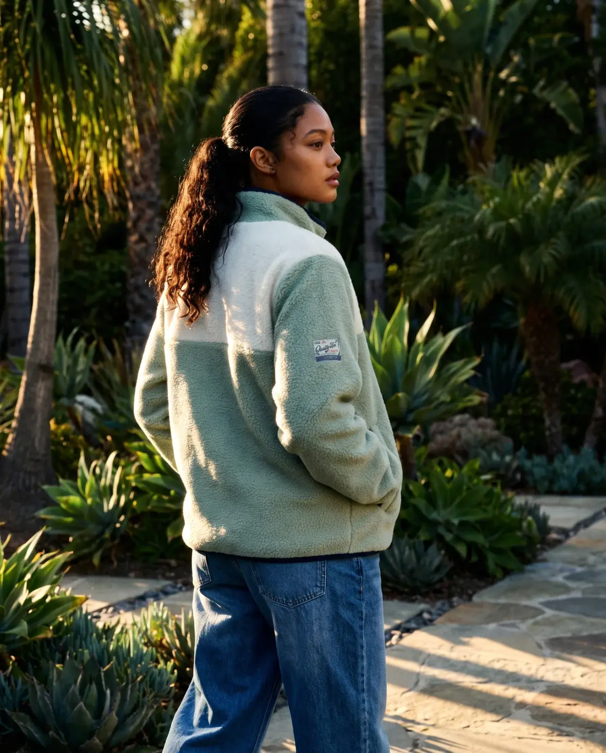 On Vacation On Vacation Everchill Fleece Sweater Mint