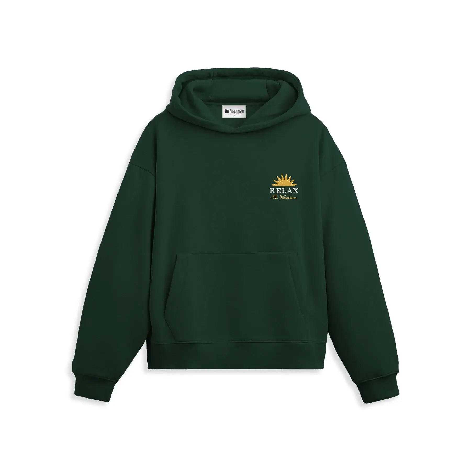 On Vacation On Vacation Time 2 Relax Hoodie Dark Green
