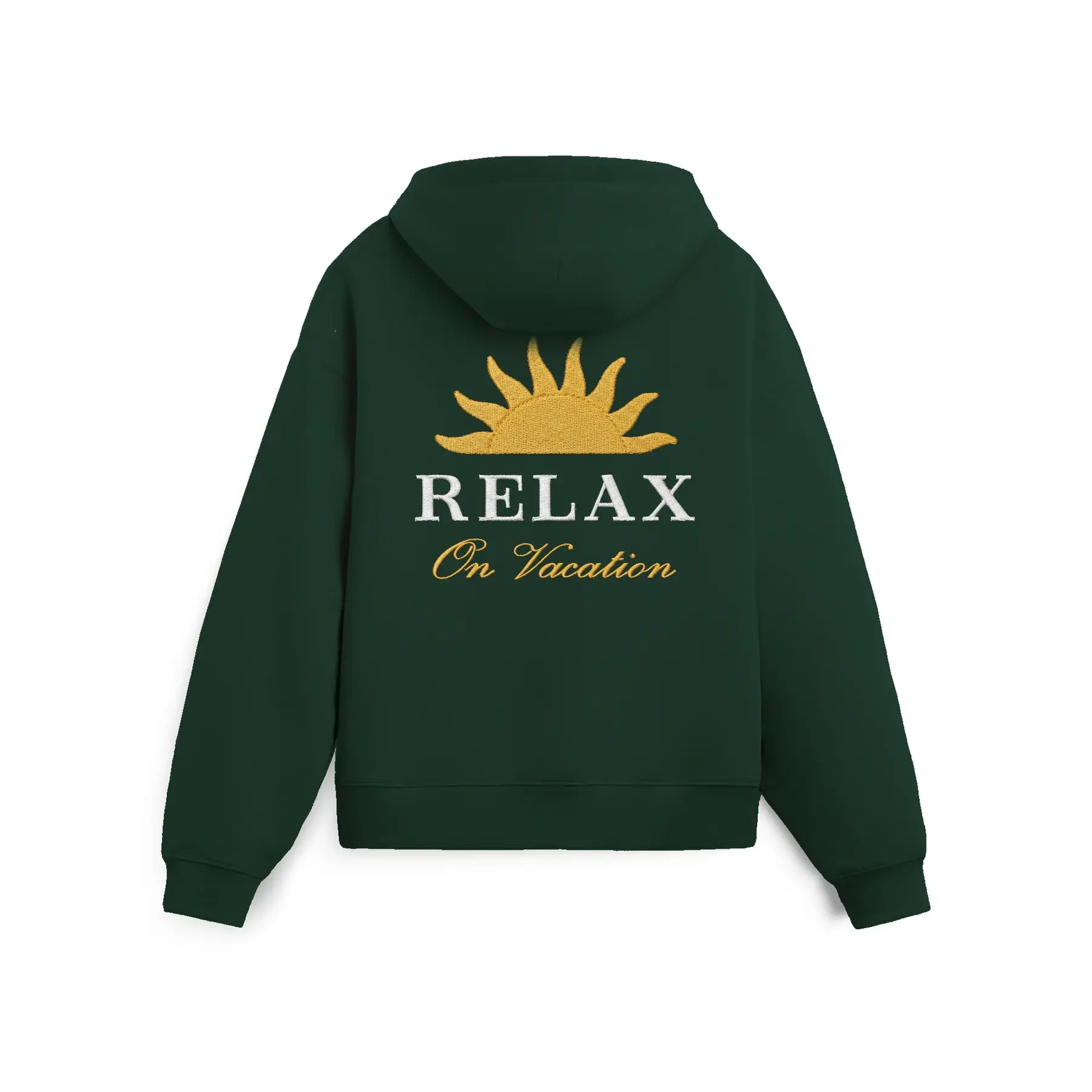 On Vacation On Vacation Time 2 Relax Hoodie Dark Green
