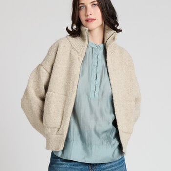 The Knitwit Stable Jacket Weide Beige Melange