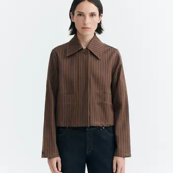 Thinking Mu Albin Stripes Astrid Jacket