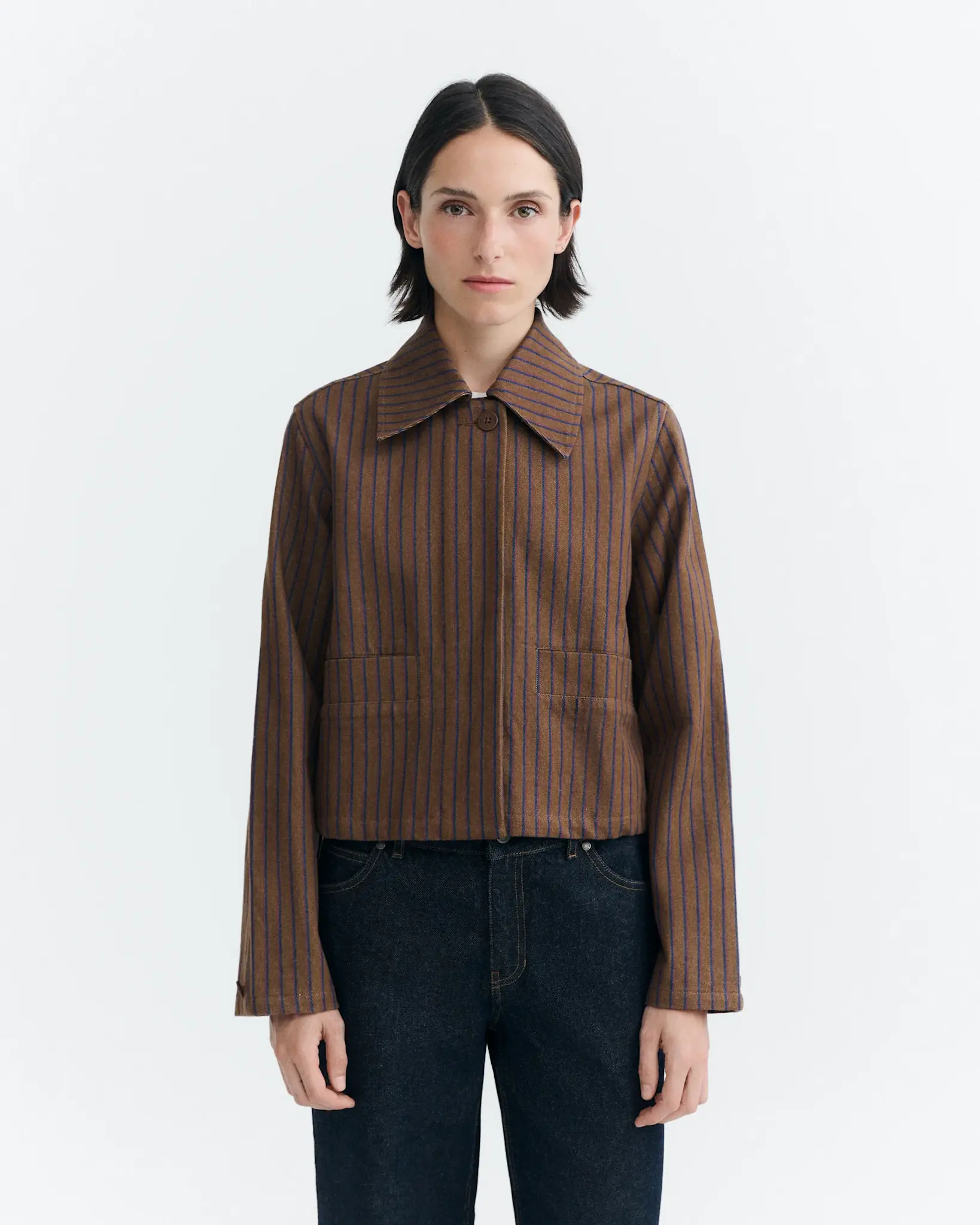 Thinking Mu Thinking Mu Albin Stripes Astrid Jacket