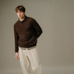 Bask in the Sun Chocolate AUSTIN Polo