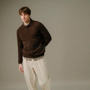 Bask in the Sun Chocolate AUSTIN Polo