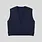 The Knitwit Stable The Knitwit Stable Vest Field Dark Blue Melange