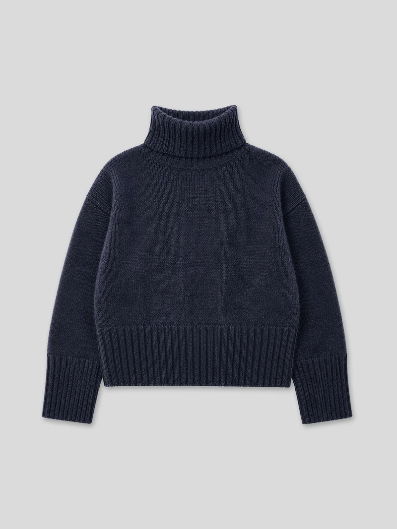 The Knitwit Stable The Knitwit Stable Sweater Ember Dark Blue Melange
