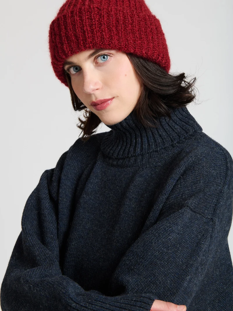 The Knitwit Stable The Knitwit Stable Sweater Ember Dark Blue Melange