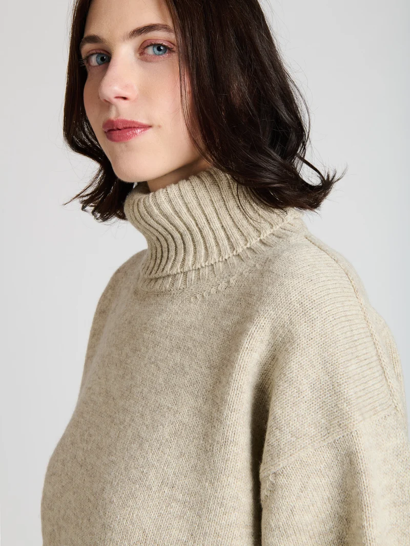 The Knitwit Stable The Knitwit Stable Sweater Ember Beige Melange