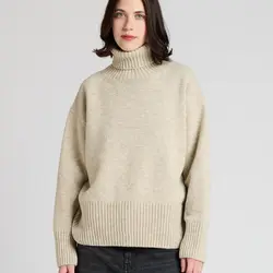 The Knitwit Stable Sweater Ember Beige Melange
