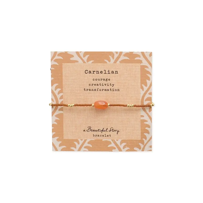 A Beautiful Story A Beautiful Story Wanting Carnelian Bracelet