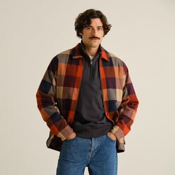 Dedicated Jacket Torp Flannel Check Muted Multi Color