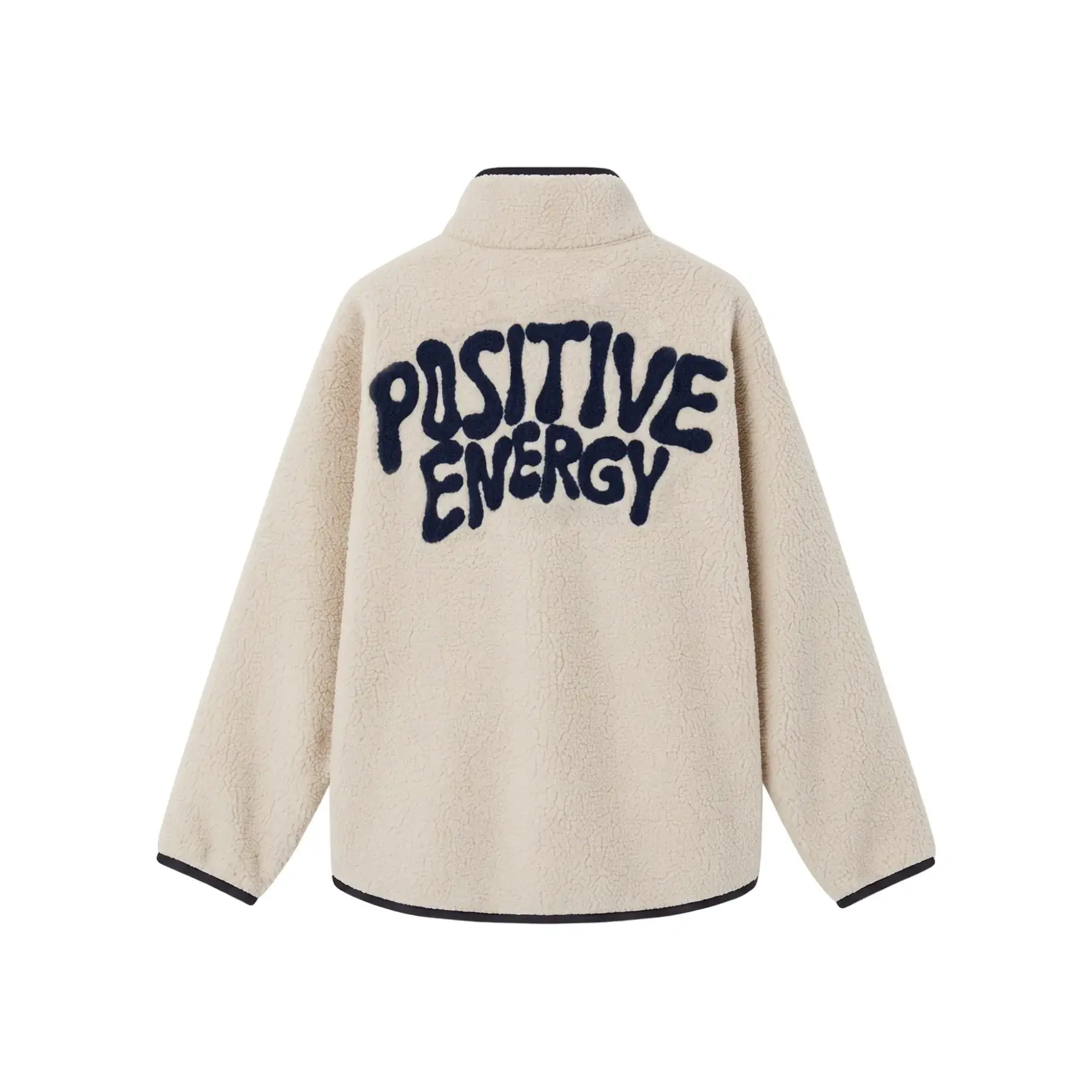 On Vacation On Vacation Positive Energy Fleece Jacket Beige
