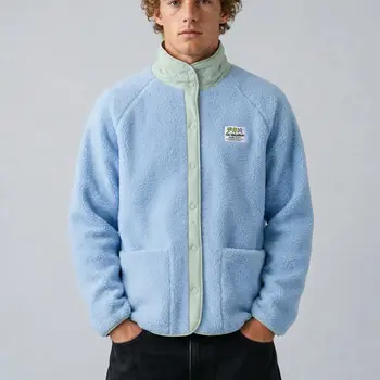 On Vacation Holiday Service Reversible Jacket Blue
