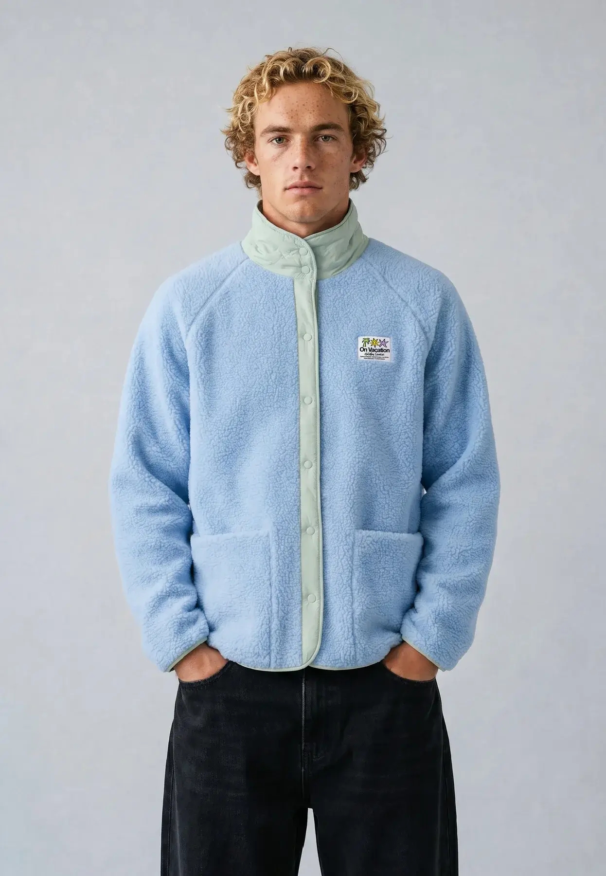 On Vacation On Vacation Holiday Service Reversible Jacket Blue