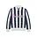 On Vacation On Vacation Retreat Striped Knit Polo Sweater Dark Blue