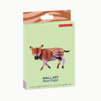 Studio Roof Boar Piglet Wall Art