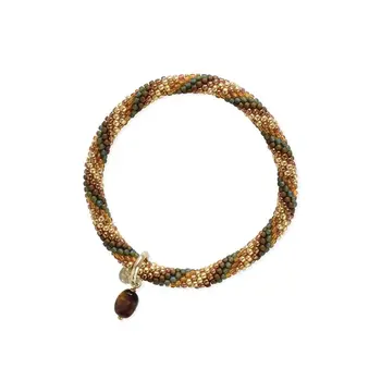 A Beautiful Story Talented Tiger Eye Armband Goud